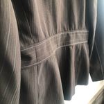 Larry Levine Signature by  Blazer Women’s Size 10 Brown with blue pinstripes Photo 2