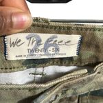 Free People We The FREE REMY CAMO PANTS Size 26 Photo 1
