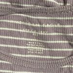 American Eagle  Outfitters Lavender and White Striped Crop Top Photo 2