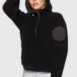 Outdoor Voices OV Megafleece 1/2 Zip Sherpa Fleece Hoodie Pullover Jacket Wool M Photo 0