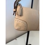 Coach Hamilton Pebbled Leather Baguette Bag Cream Mini Shoulder J05S-5052 Y2K Photo 2