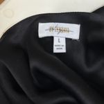 BY ZENDAYA Sz L Black Satin Slip Babydoll Midi Dress Coquette Whimsigoth Size L Photo 6