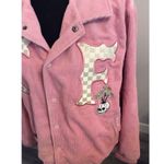 Teddy Fresh  Pink Corduroy Jacket Baseball Size XL Unisex Women's Photo 4