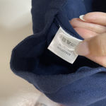 VILAGALLO knit crew neck short sleeve stripe sleeve detail size US XL Photo 2