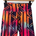 Cândida‎ Maria Women's M Vibrant Striped Leggings Tie Dye Colorful Tribal Print Pink Size M Photo 1