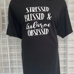 Hanes Black Graphic Tee Photo 0