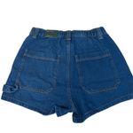 Wild Fable Women's Dark Wash Cargo Utility Midi Denim Shorts - Size 4 - NWT Photo 4