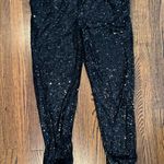 Cable & Gauge Black Sequin Joggers Photo 3