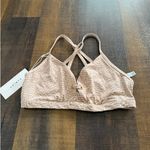 Varley Lindley Neutral Print Crossback Sports Bra Size XL Photo 3