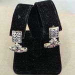 Premier Designs Premier Design Silver Cross Bracelet and Earrings Set Valerie with Purple Stones Photo 9