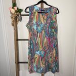 Tommy Hilfiger Women Paisley Print Sleeveless Sheath Dress Size 14 Photo 1