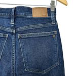 Madewell Women's The Momjean High Rise Tapered Leg Jeans Size 27 Dark Wash Denim Photo 13