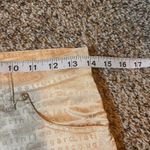 PLATINI Jeans Cougar Womens Pants Size 26 High Rise Bootcut Beige Logo Tan Photo 3