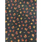 Vintage Cottagecore April Cornell Flax Blend Ditsy Floral Grunge Maxi Dress Sz M Black Size M Photo 4