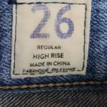 Free People WE THE FREE BLOSSOM RIGID CROP SKINNY DISTRESSED EXPOSED BUTTON FLY 26 HIGH RISE Photo 10