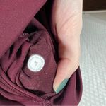 Lululemon  Maroon High Rise Wunder Under Crop Leggings Photo 4