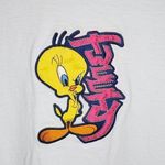 Looney Tunes  Vintage 90's Tweety White Tee XL Photo 1