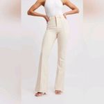 NEW Because of Alice BOA Wide Leg Suit Trousers Dusty Rose M Pink Size M Photo 3