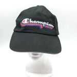 Champion Baseball Cap Adjustable Logo Black One Size Unisex Photo 1