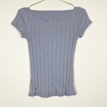 Free People We the Free Ahoy Ribbed Tee T-Shirt Lilac Size XS Photo 5