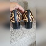 Michael Kors Brown and Black Heels with Leopard Print in Calf Hair.size 7.5 Photo 7