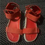 Anthropologie Silent D Women's Orange Sandals Size 8 Photo 5