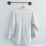 Aerie  White Anytime Fave Button Down Shirt Medium Photo 5