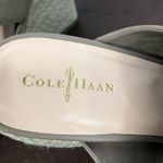 Cole Haan  Air Heath Wedge Lace Up Slingback Leather Textile Open Toe Sandal 6B Photo 3