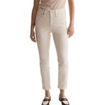 Madewell ‎ Mid-Rise Perfect Vintage Jeans Women's 27 Cream Tapered Mom NWT Photo 13