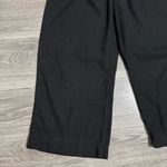 Briggs New York Briggs Women‎ Black Linen Blend Loose Fit Relaxed Fit Elastic Band Pants Size L Photo 2