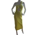 Mango  Asymmetrical dress with slit size L neon Photo 6