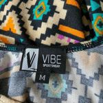 Vibe Sportswear Womens Medium 3/4 Sleeve Aztec Print Mini‎ Dress Soft Photo 2