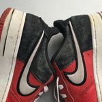 Nike AMAZING  AF1 AIR FORCE 1 RED/BLACK RETRO SNEAKERS Photo 8