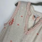 Lucky Brand NWT  Western Aztec Embroidered Top Sz Medium Sleeveless Tank Photo 7