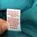 Faded Glory  Satin Blouse Bell Sleeve Teal 2x tassel tie Photo 5