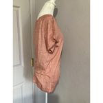 Sanctuary  Womens Pink Heather Cap Sleeve Crew Neck T-Shirt Size: S Photo 3