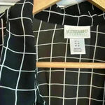 Motherhood Maternity  Sheer Blouse Black/White Size L Photo 1