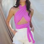 Lilyful Criss Crops Wrap Halter Top Photo 1