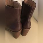 Seychelles women brown leather heel boots US 10 Photo 6