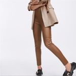 ZARA Brown Faux Leather High Waisted Lined Pants
NWT Photo 9