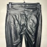 Gap  Women’s Size 30 Vintage Slim High Rise Black Faux Leather Pants Photo 9