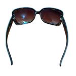 Nine West Tortoise Shell Sunglasses Clear Rhinestone Accents Vacation Summer Photo 4