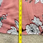 Everly  Floral Maxi‎ Dress M Pink Sleeveless Boho V-Neck Side Slit Summer Casual Photo 5