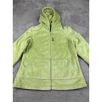 Kristen Blake Velour Full Zip Hoodie Jacket Comfy Casual Green XL Outdoor Cozy Photo 11