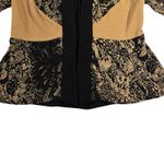 R & M Richards  Karen Kwong 3/4 Sleeve Open Light Jacket Black Gold‎ Size 16WP Photo 4