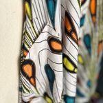 Step in style women’s peacock print Tunic Dress Colorful Patterned Midi Dress XL Blue Photo 6