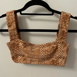 We Wore What  Snake skin Sports Bra Photo 0