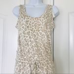 Rachel Zoe NWT jumpsuit Fleece animal print sleeveless XS Photo 4