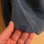 Lululemon Boxy Cotton-Blend Sweater in Heathered Soft Denim Photo 6