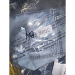 Levi's Premium Shorts Womens 24 Blue Denim Wedgie Short Big E Distressed 24x3 Photo 10